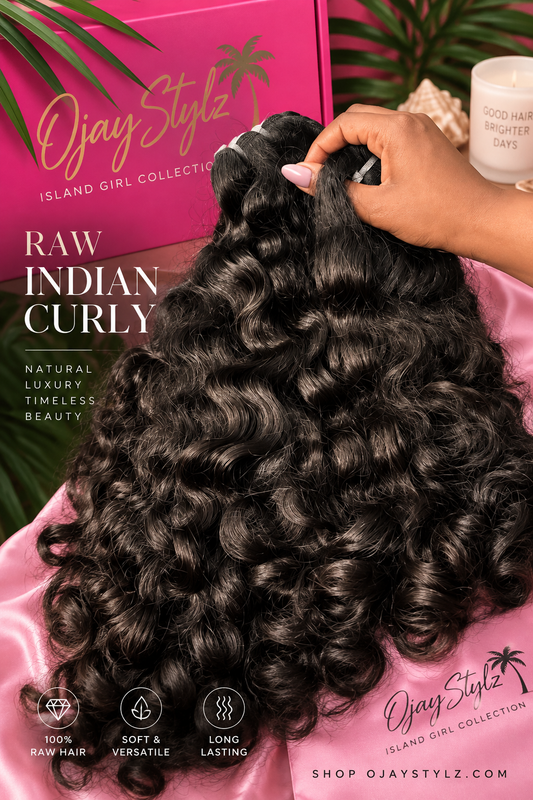 Raw Indian curly